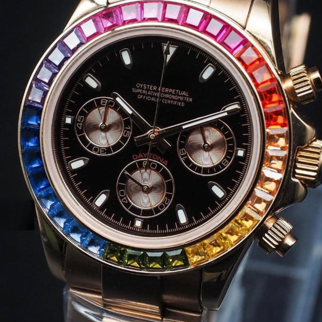SEITONA CHRONOGRAPH EDITION ROSE RAINBOW MOD