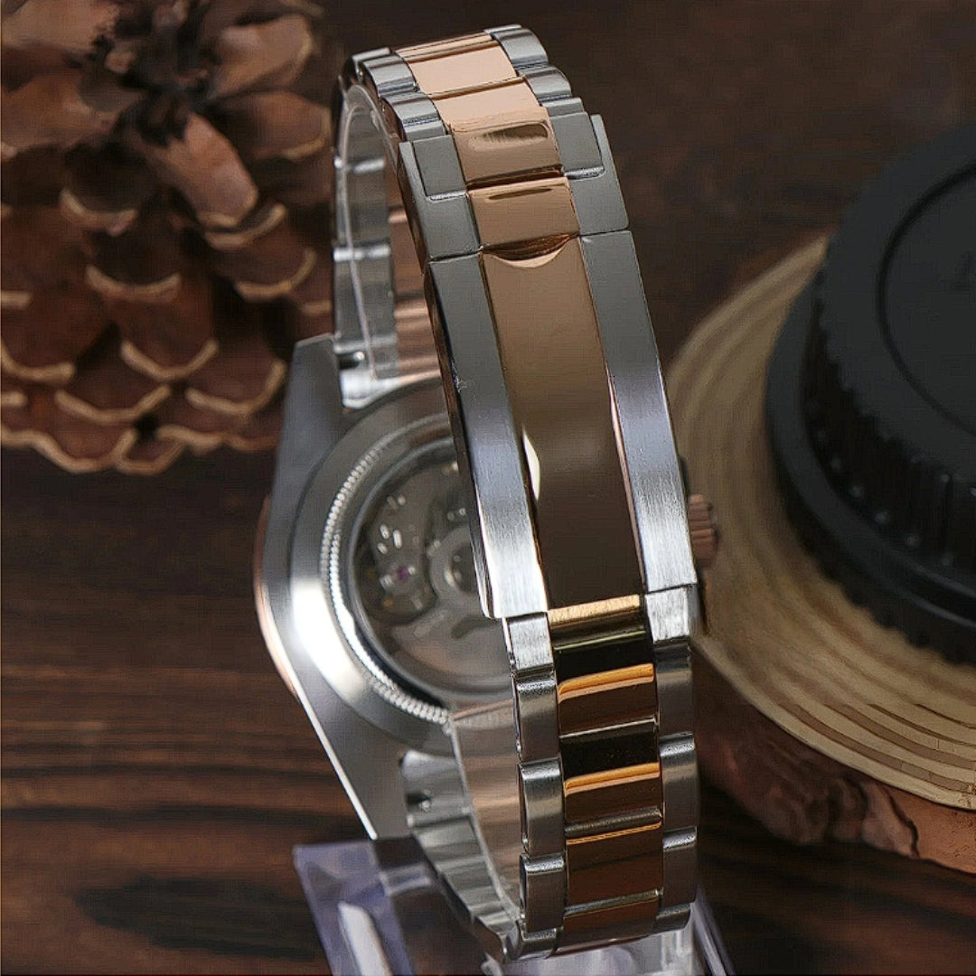 SEIKOSUB EDITION YACHT MASTER TWO-TONE ROSE GOLD MOD