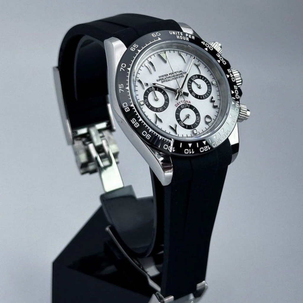 SEITONA CHRONOGRAPH EDITION IVORY PANDA ARABIC MOD