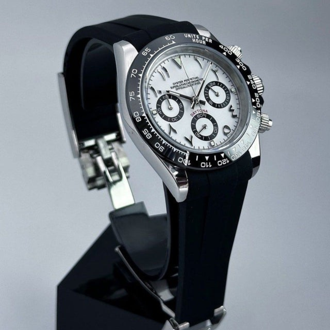 SEITONA CHRONOGRAPH EDITION IVORY PANDA ARABIC MOD