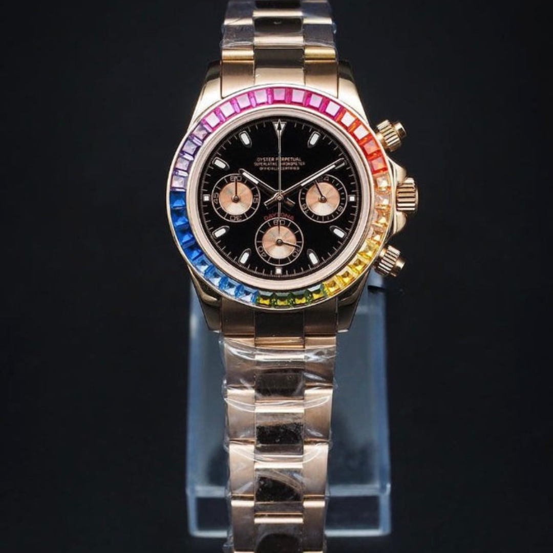 SEITONA CHRONOGRAPH EDITION ROSE RAINBOW MOD