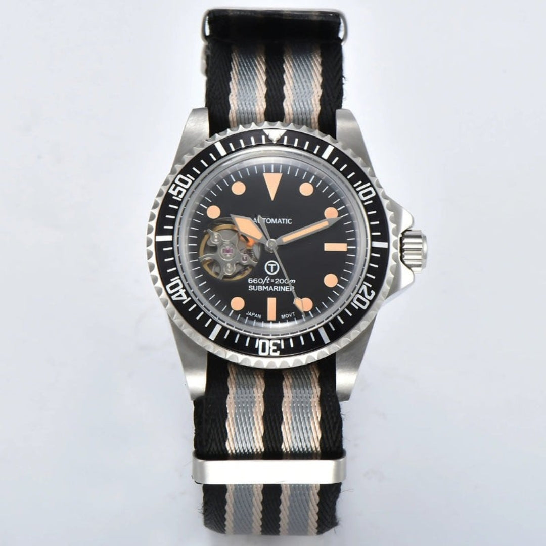 SEIKOSUB EDITION VINTAGE OPENHEART NATO MOD