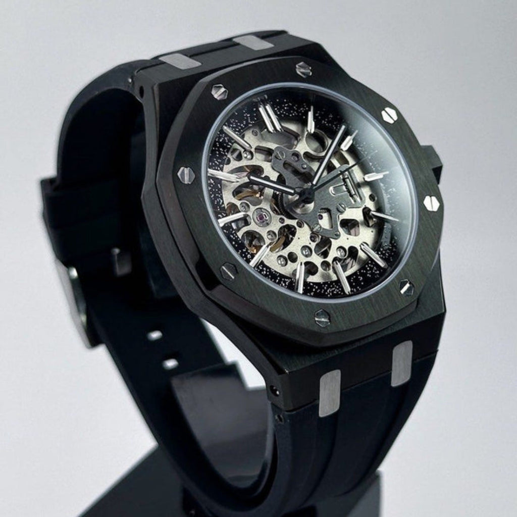 SEIKOAK SPECIAL EDITION BLACKED OUT SKELETON MOD