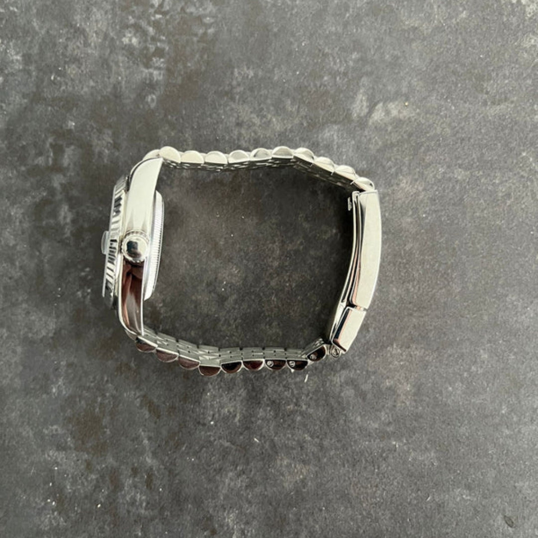 SEIKOJUST EDITION SILVER ROMAN OPAL JUBILEE MOD