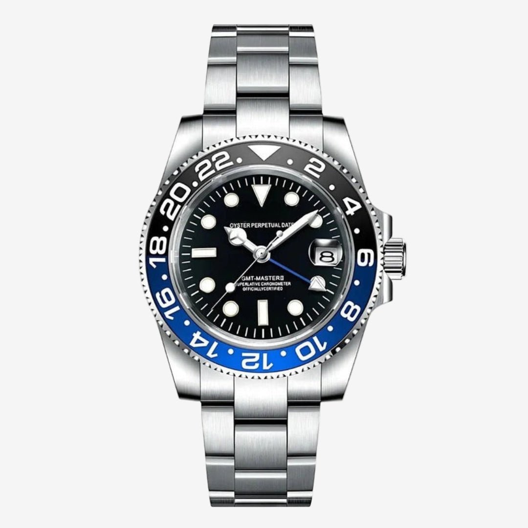 カスタムウォッチ MOD GMT 自動巻き バットマン NH34A GS CUSTOM GMTEIKO EDITION GMT BATMAN MOD