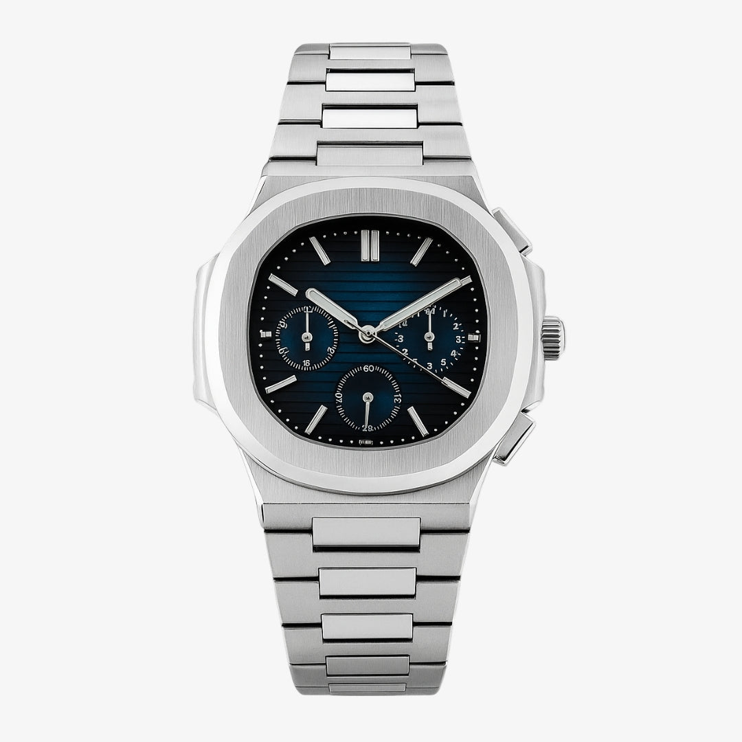 CUSTOM NAUTIKO CHRONOGRAPH MOD ROYAL BLUE - Monomods