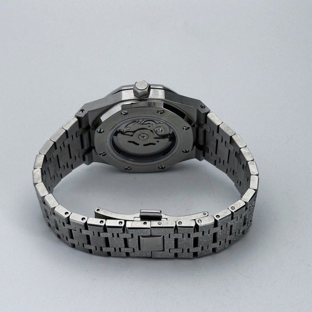 CUSTOM ROYAL SEIKOAK EDITION ARABIC SILVER FROST MOD - Monomods