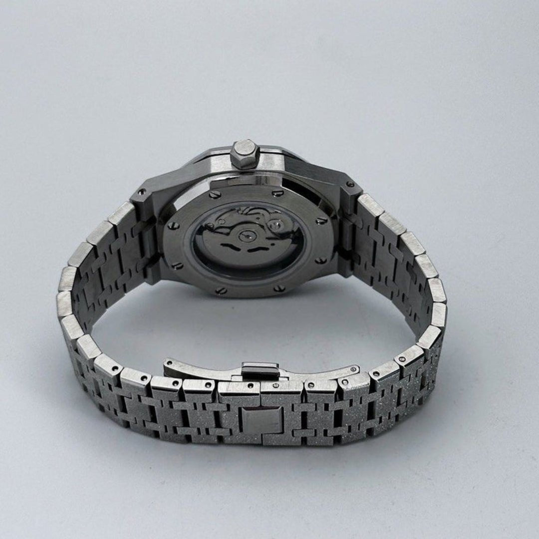 CUSTOM ROYAL SEIKOAK EDITION ARABIC SILVER FROST MOD - Monomods