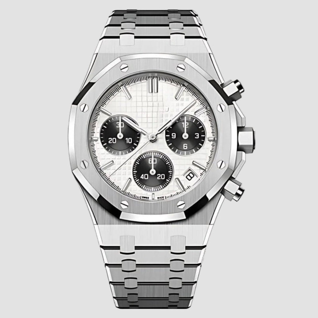 CUSTOM SEIKOAK ROYAL CHRONOGRAPH MOD ARCTIC PANDA EDITION - Monomods