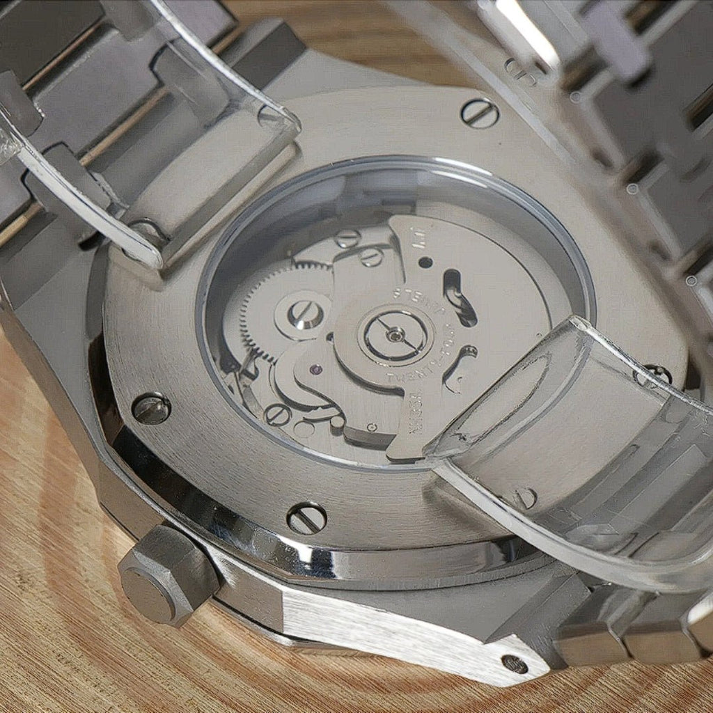 CUSTOM SEIKOAK ROYAL CHRONOGRAPH MOD LUNAR SILVER EDITION - Monomods