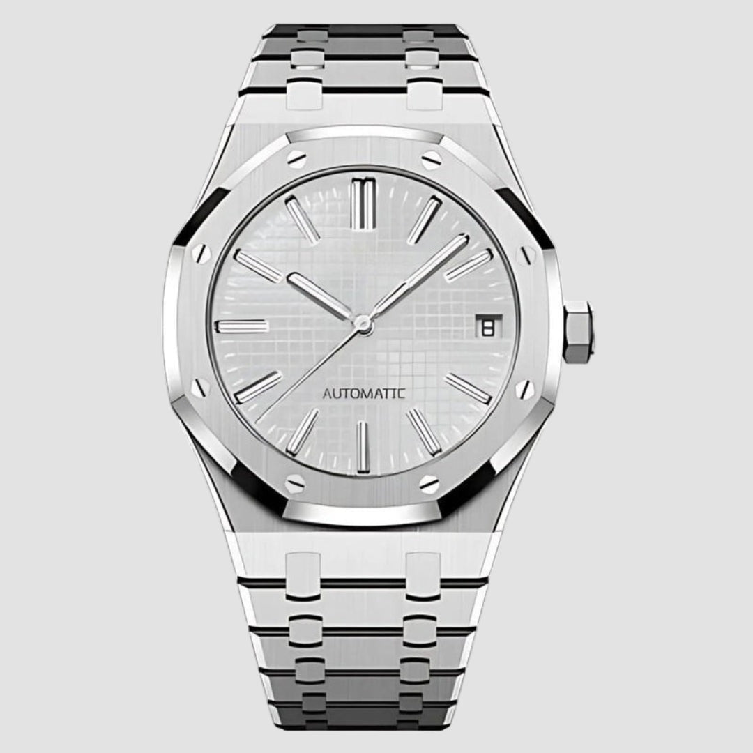 CUSTOM SEIKOAK ROYAL CHRONOGRAPH MOD LUNAR SILVER EDITION - Monomods