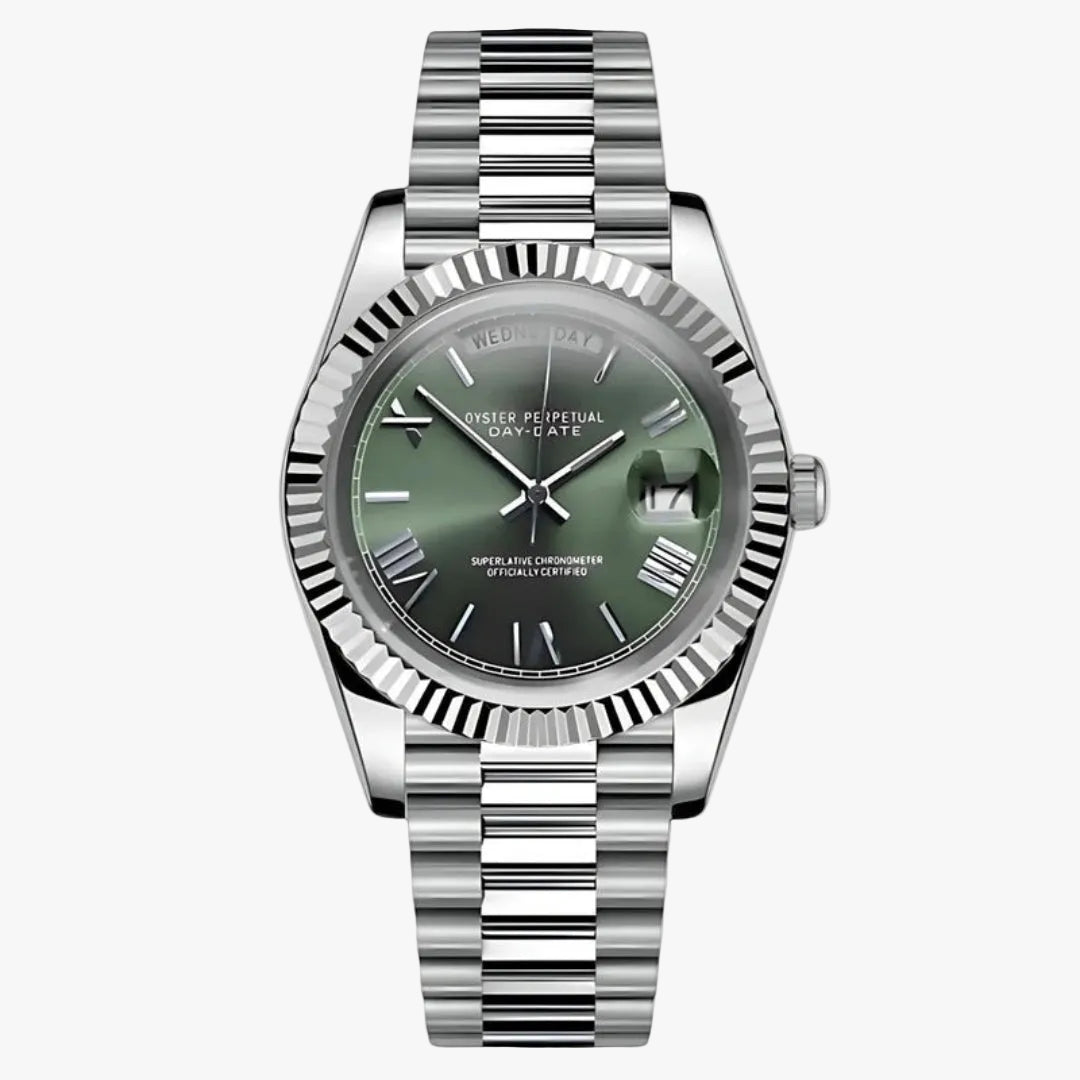 CUSTOM SEIKODATE PRESIDENTIAL MOD EMERALD ROMAN EDITION - Monomods