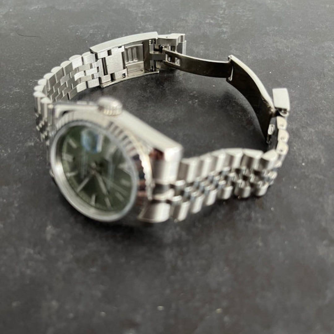 CUSTOM SEIKOJUST EDITION CLASSIC MINT GREEN JUBILEE MOD - Monomods