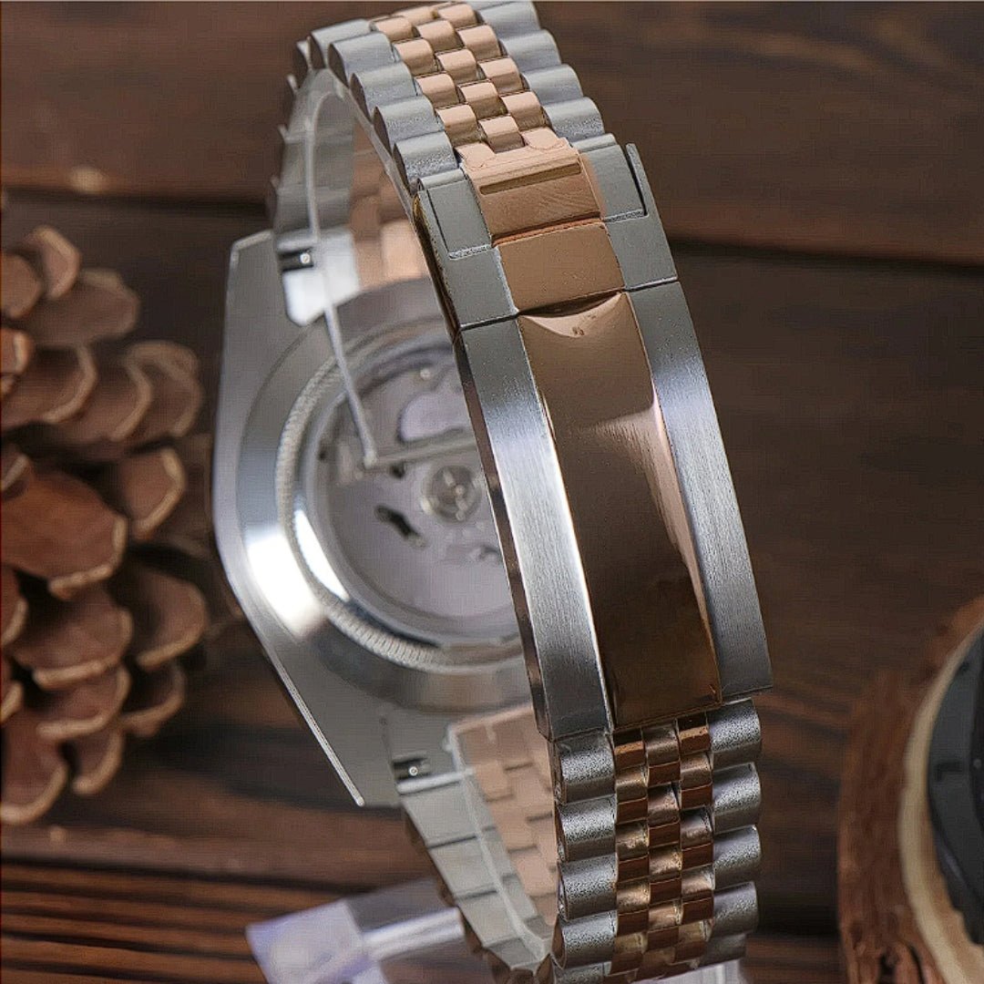 CUSTOM SEIKOJUST EDITION ROSE TWO - TONE WIMBLEDON JUBILEE MOD - Monomods