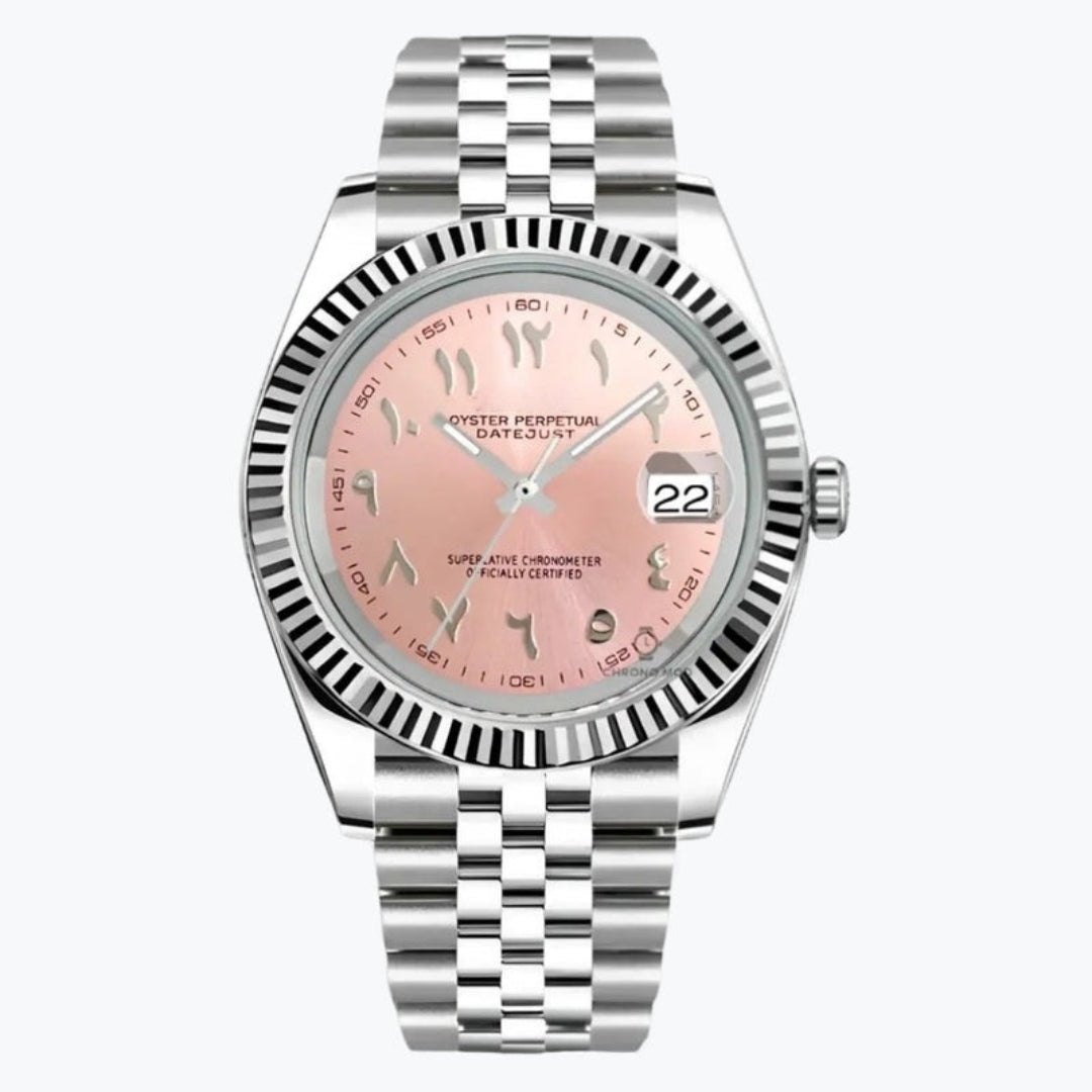 CUSTOM SEIKOJUST EDITION SILVER ARABIC CANDY JUBILEE MOD - Monomods