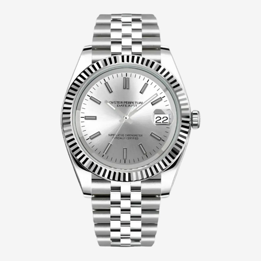 CUSTOM SEIKOJUST EDITION SILVER ARABIC PLATINUM JUBILEE MOD - Monomods