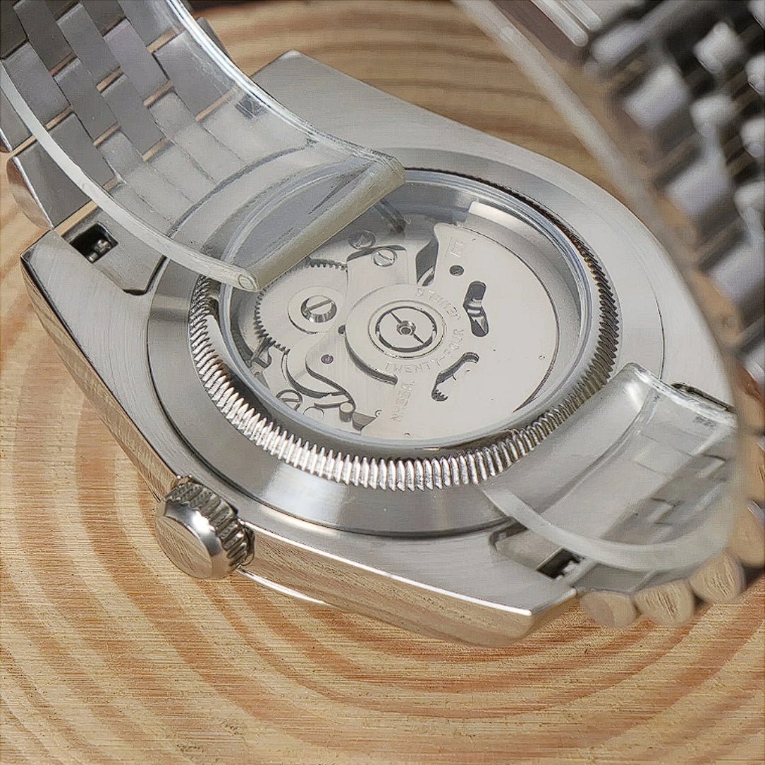 CUSTOM SEIKOJUST EDITION SILVER GEO WAVE JUBILEE MOD - Monomods