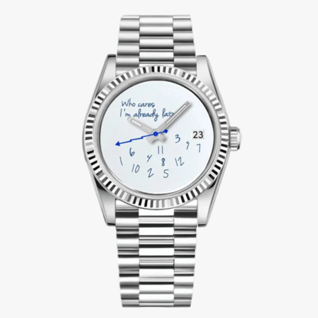 CUSTOM SEIKOJUST PRESIDENTIAL MOD SILVER REBEL EDITION - Monomods