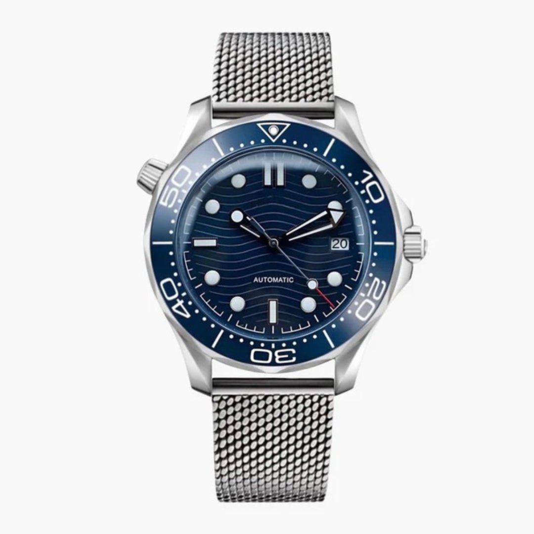 CUSTOM SEIKOMASTER EDITION SILVER MESH BEETLE MOD - Monomods