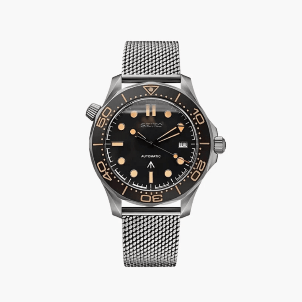 CUSTOM SEIKOMASTER MOD SILVER SPECTRE 007 EDITION - Monomods