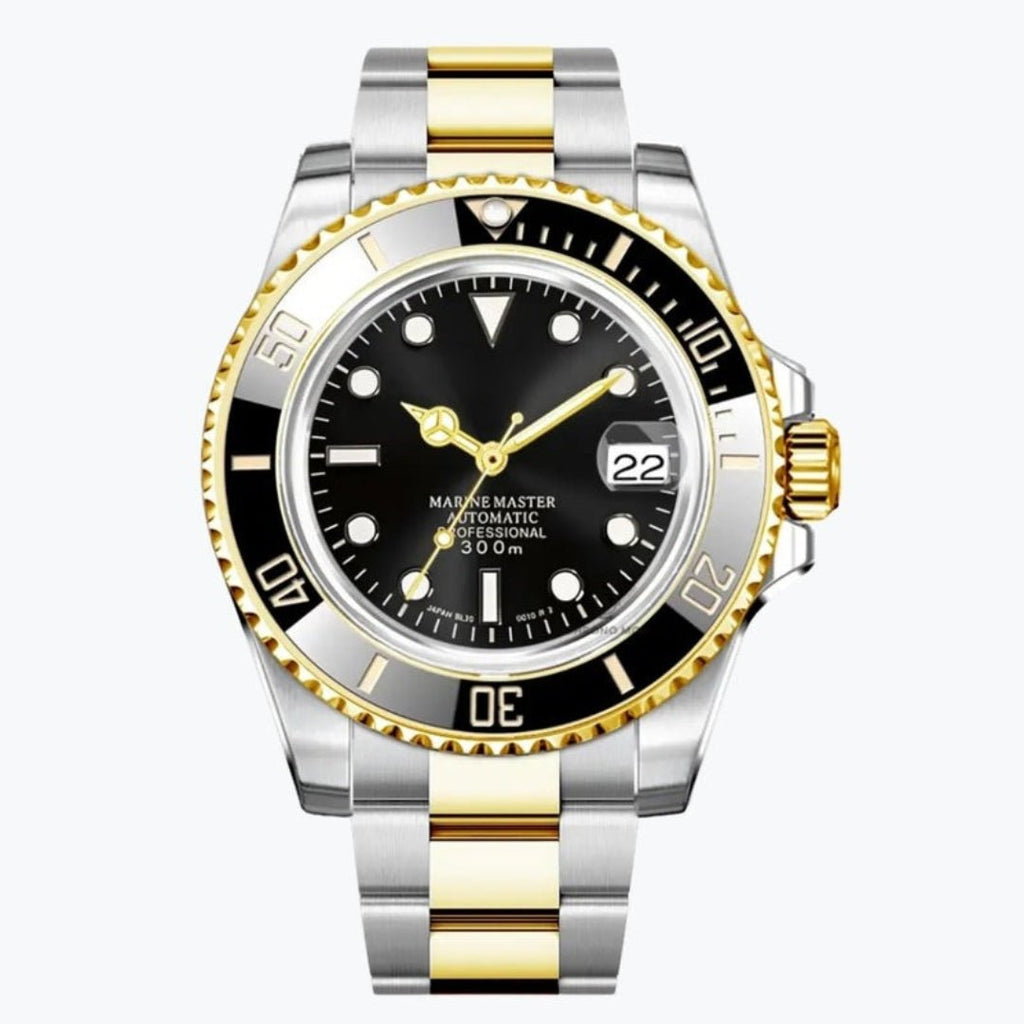 CUSTOM SEIKOSUB EDITION MARINE MASTER TWO - TONE GOLD MOD - Monomods