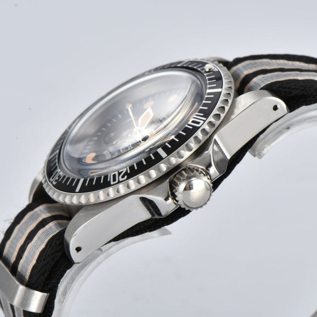 CUSTOM SEIKOSUB EDITION VINTAGE OPENHEART NATO MOD - Monomods