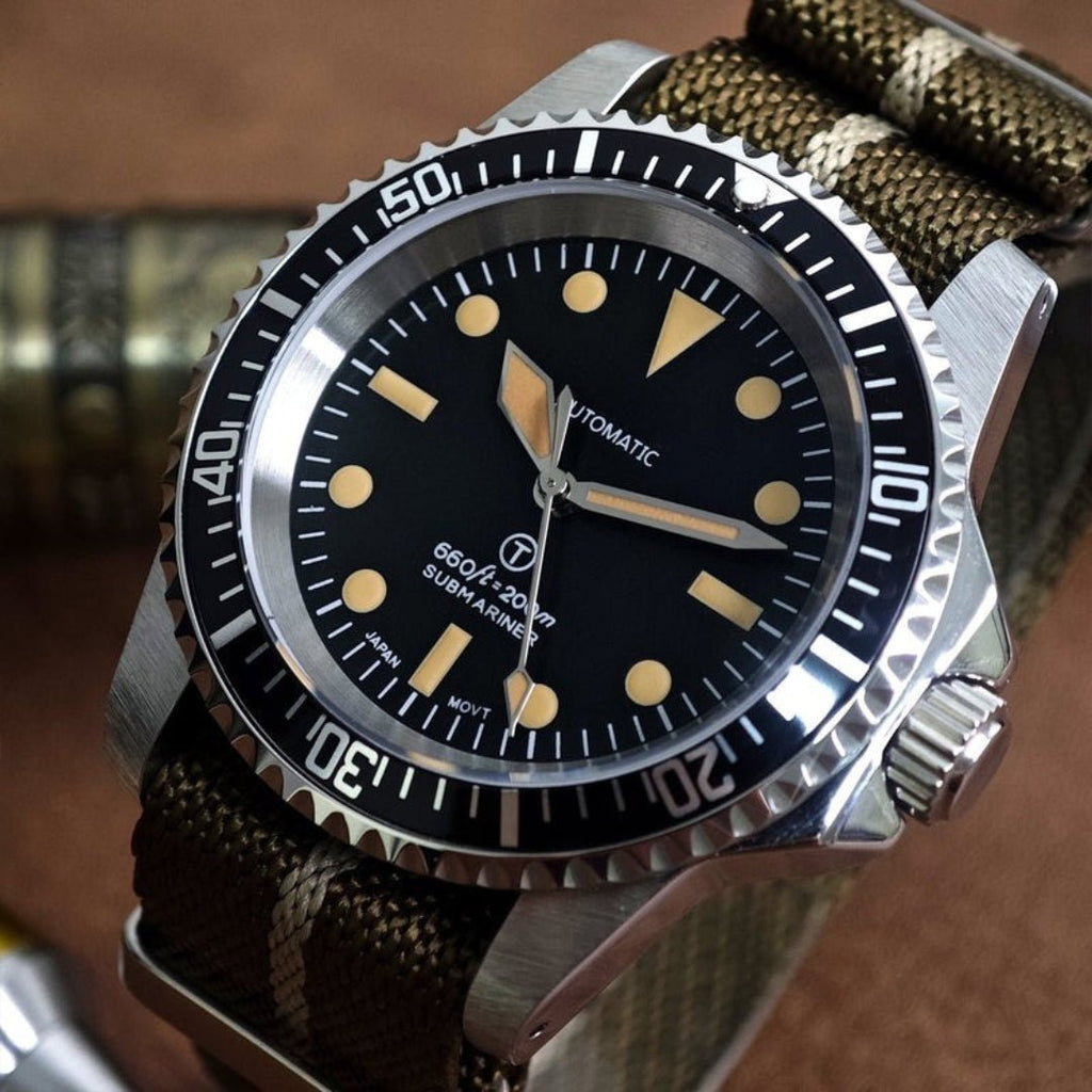 CUSTOM SEIKOSUB MILSUB MOD HERITAGE NATO EDITION - Monomods