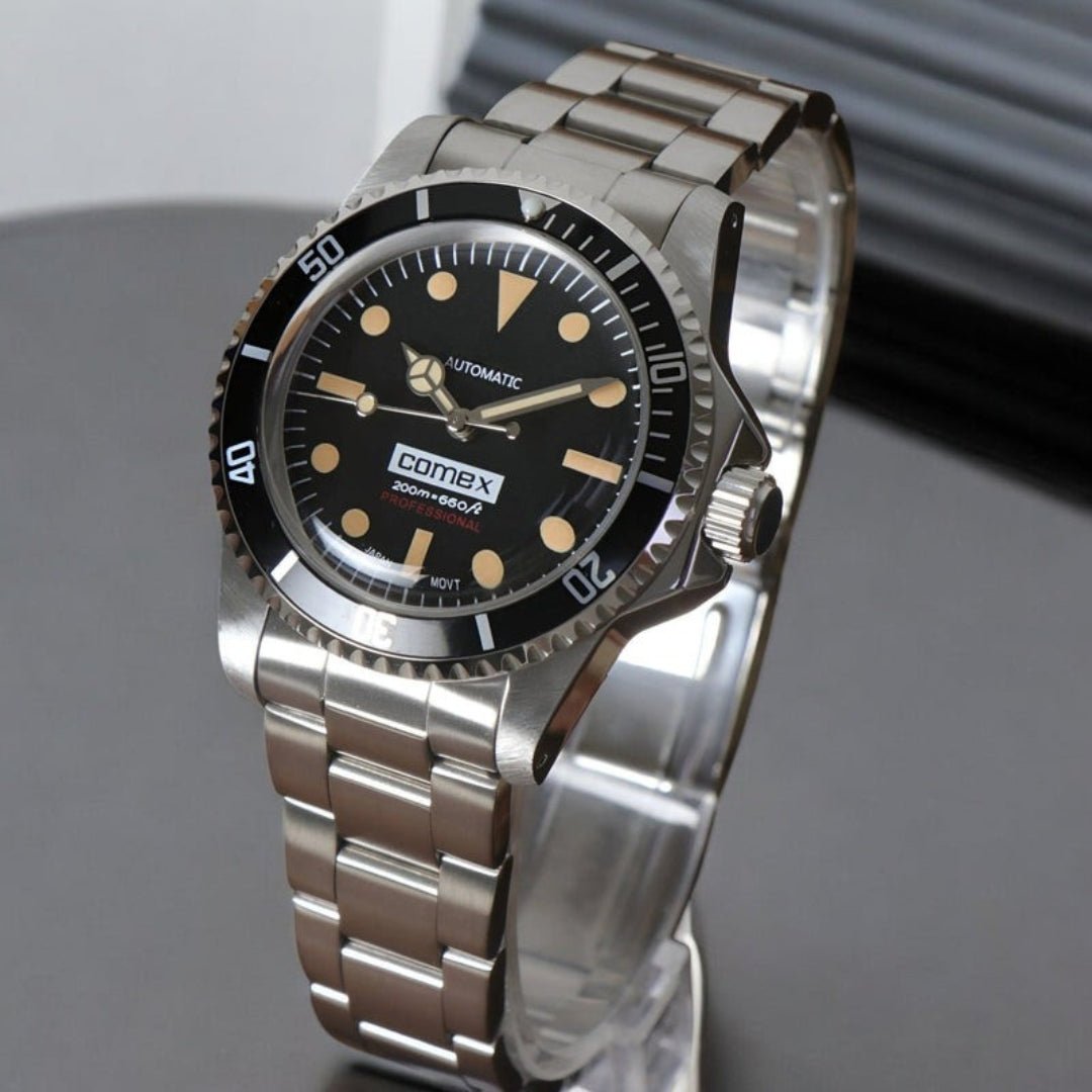 CUSTOM SEIKOSUB SUBMARINER MOD VINTAGE OPEN BACK EDITION - Monomods