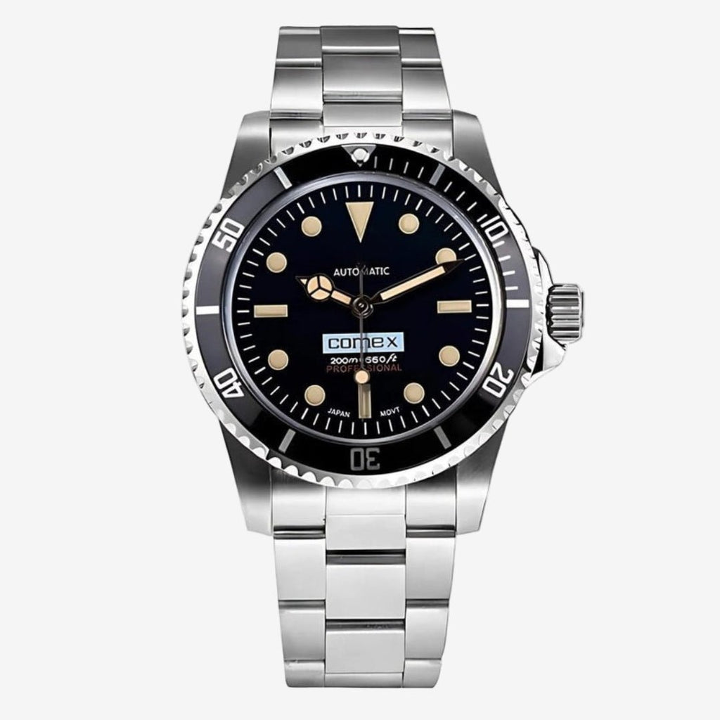 CUSTOM SEIKOSUB SUBMARINER MOD VINTAGE OPEN BACK EDITION - Monomods