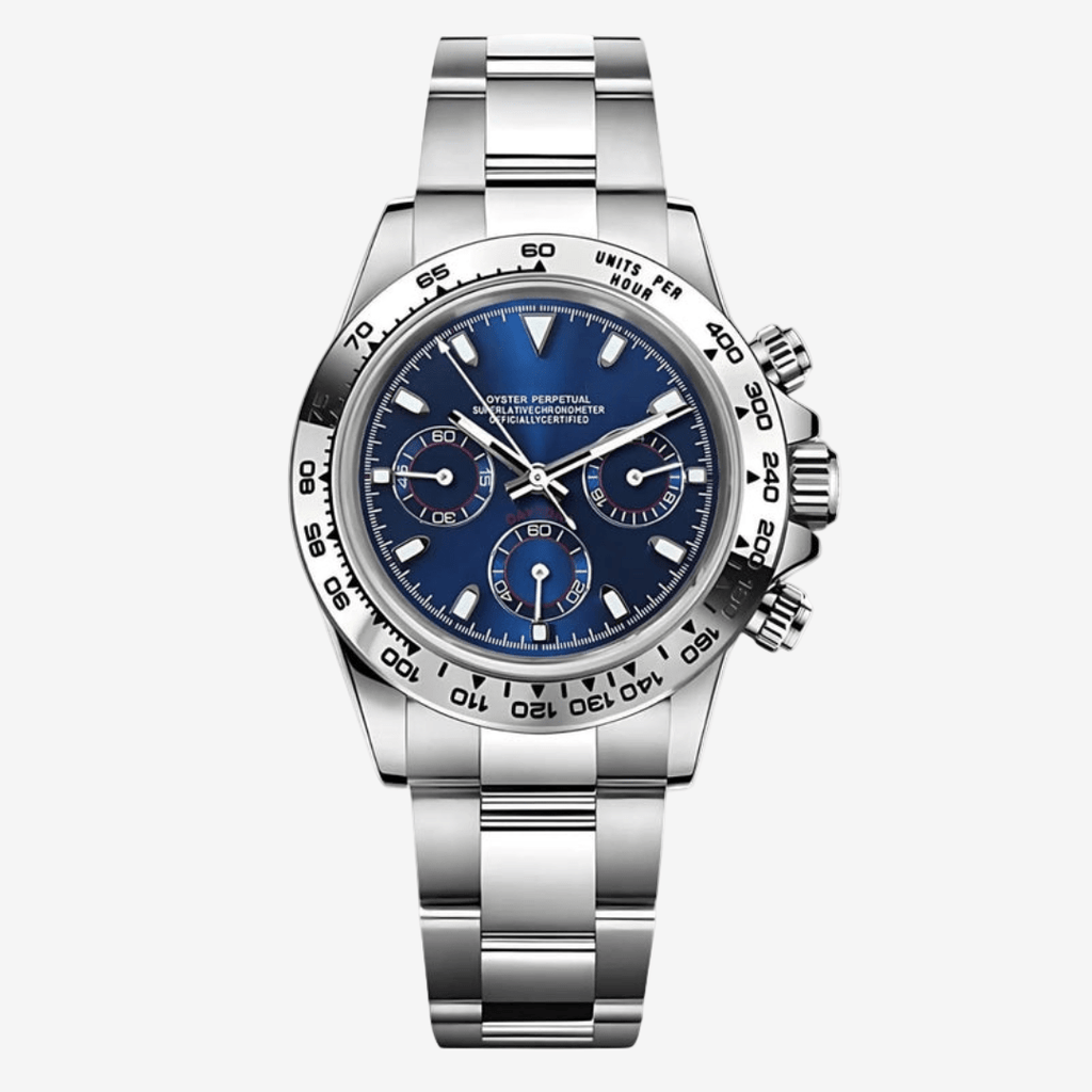 CUSTOM SEITONA CHRONOGRAPH EDITION BLUE SUNBURST MOD - Monomods