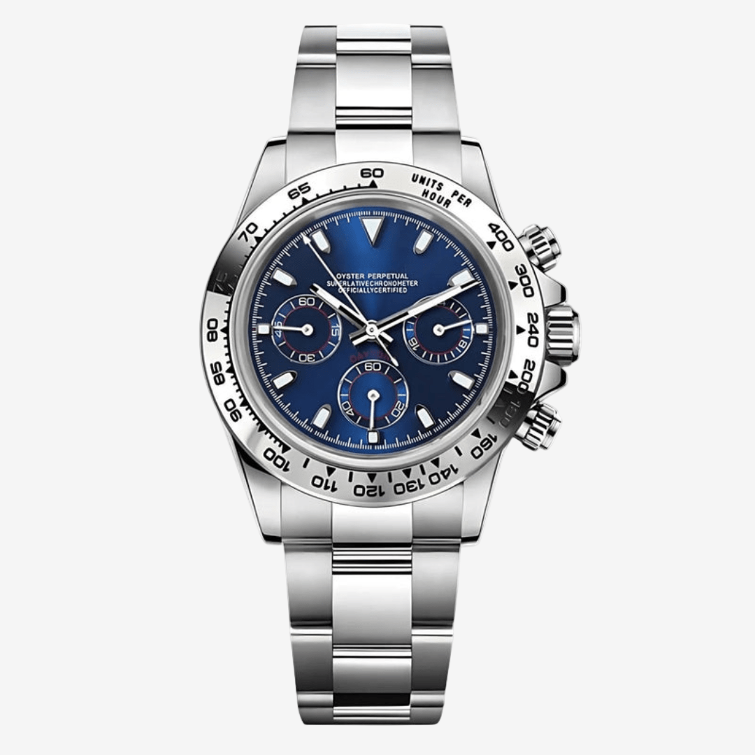 CUSTOM SEITONA CHRONOGRAPH EDITION BLUE SUNBURST MOD - Monomods