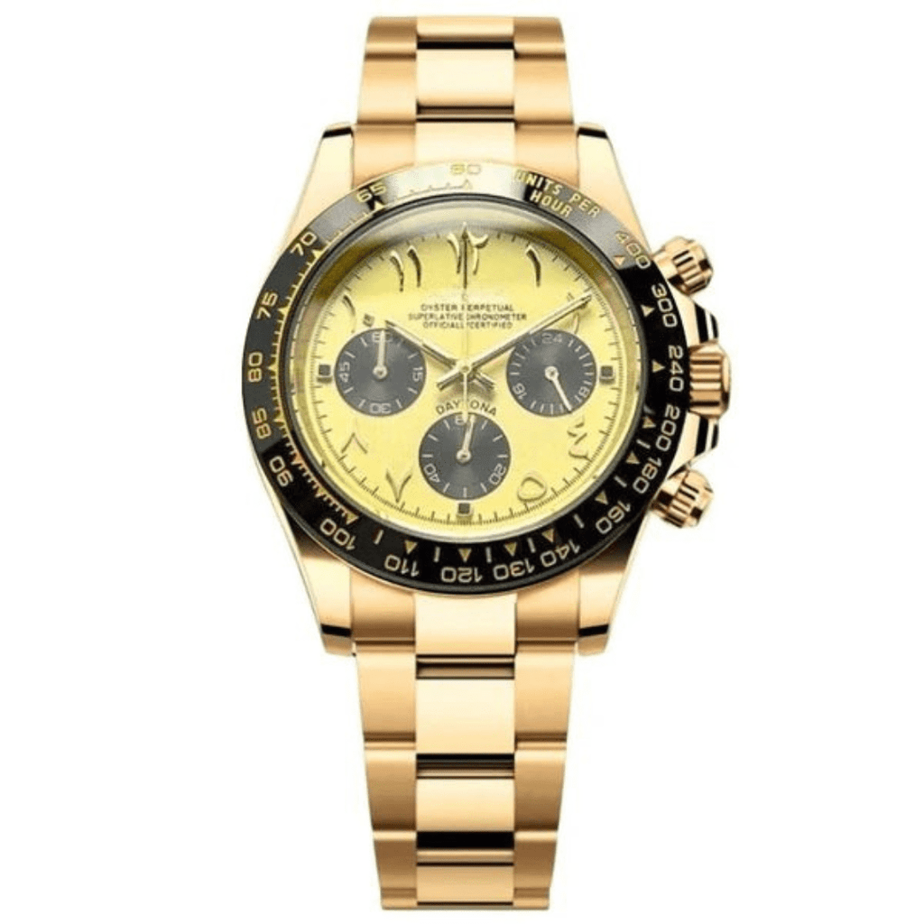 CUSTOM SEITONA CHRONOGRAPH EDITION GOLDEN EAGLE ARABIC MOD - Monomods