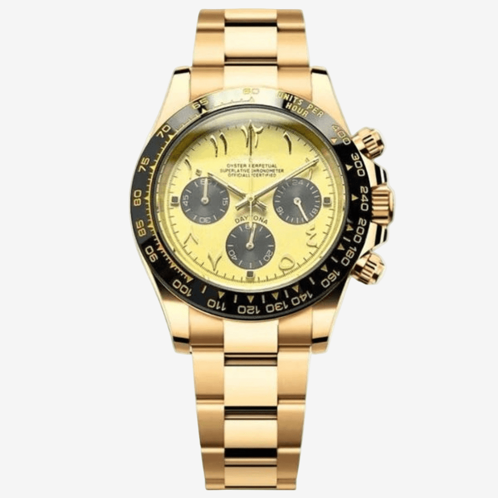 CUSTOM SEITONA CHRONOGRAPH EDITION GOLDEN EAGLE ARABIC MOD - Monomods