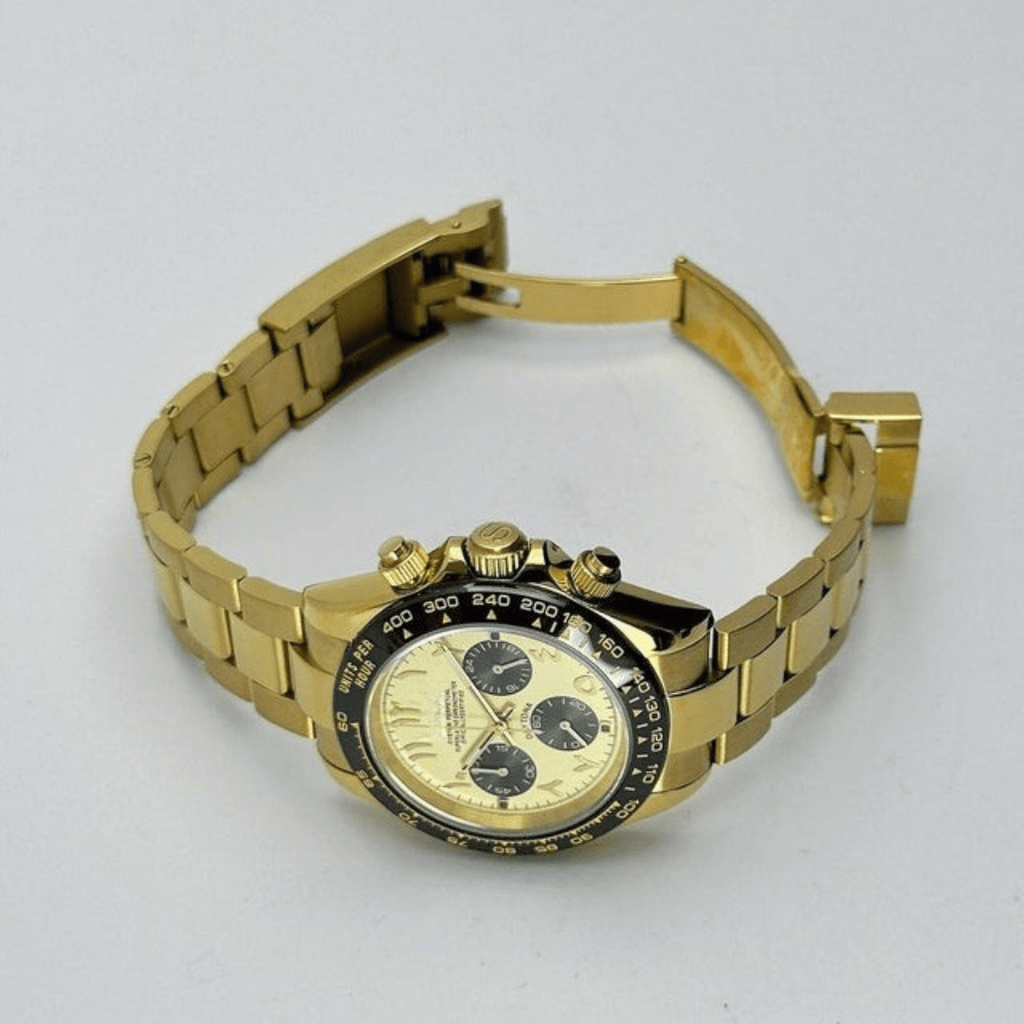 CUSTOM SEITONA CHRONOGRAPH EDITION GOLDEN EAGLE ARABIC MOD - Monomods