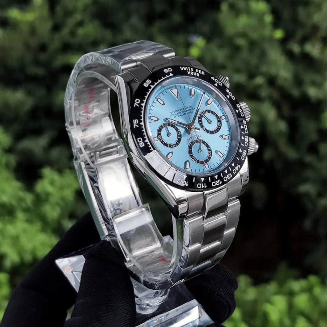 CUSTOM SEITONA CHRONOGRAPH EDITION ICE BLUE MOD - Monomods