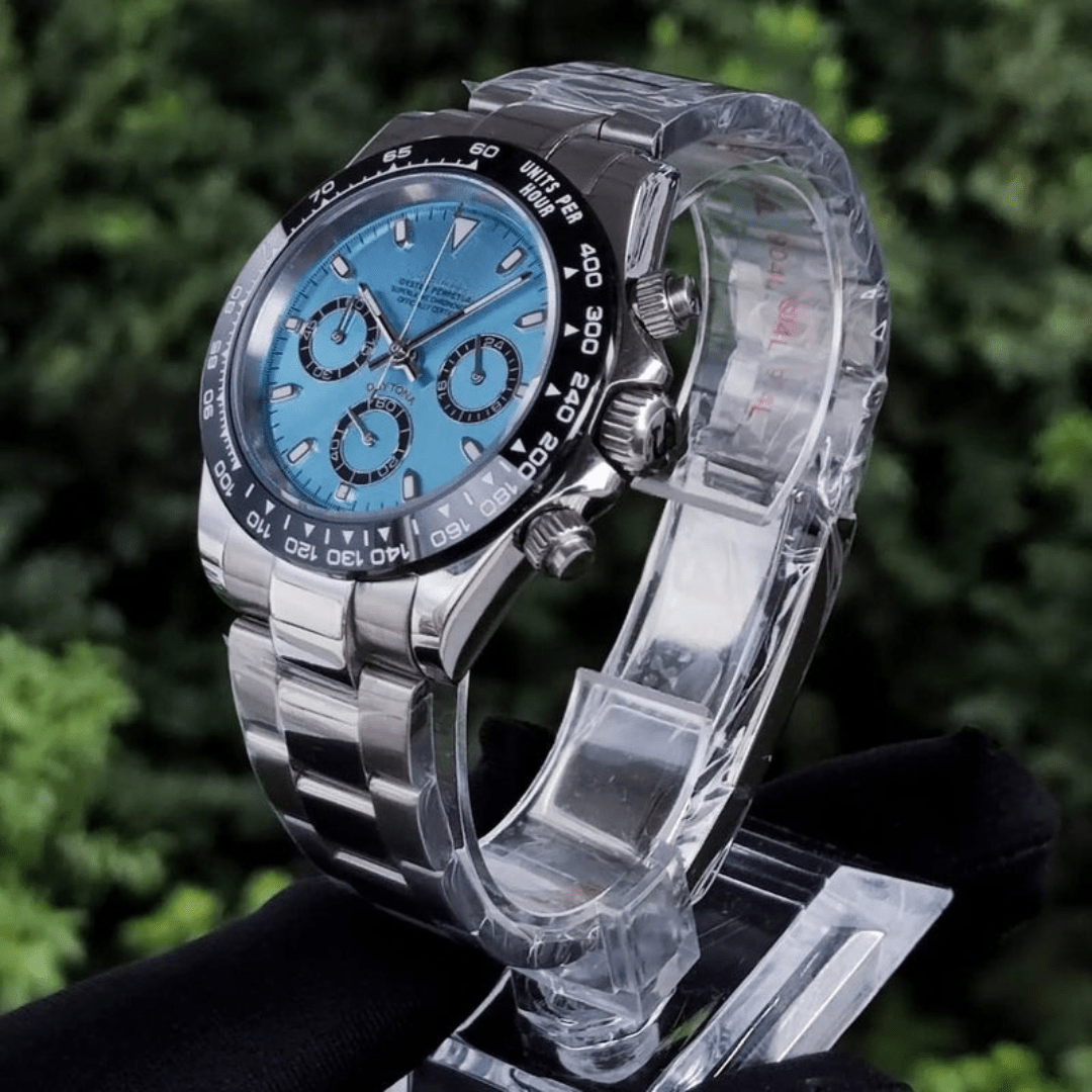 CUSTOM SEITONA CHRONOGRAPH EDITION ICE BLUE MOD - Monomods