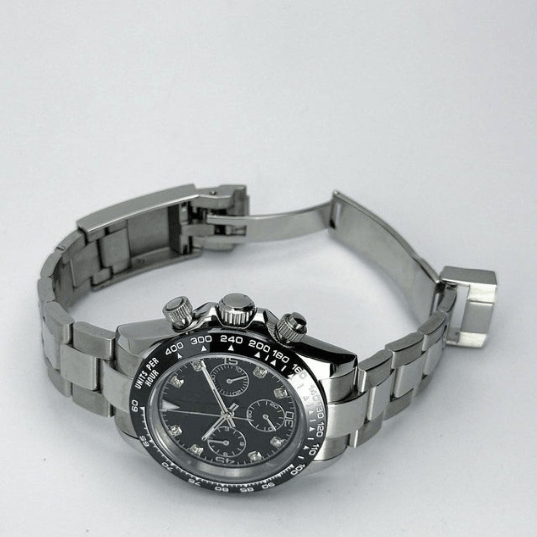 CUSTOM SEITONA CHRONOGRAPH EDITION OBSIDIAN DIAMOND MOD - Monomods