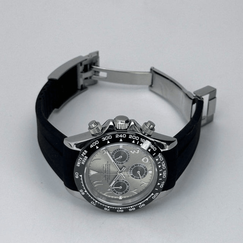 CUSTOM SEITONA CHRONOGRAPH EDITION RHODIUM ARABIC MOD - Monomods