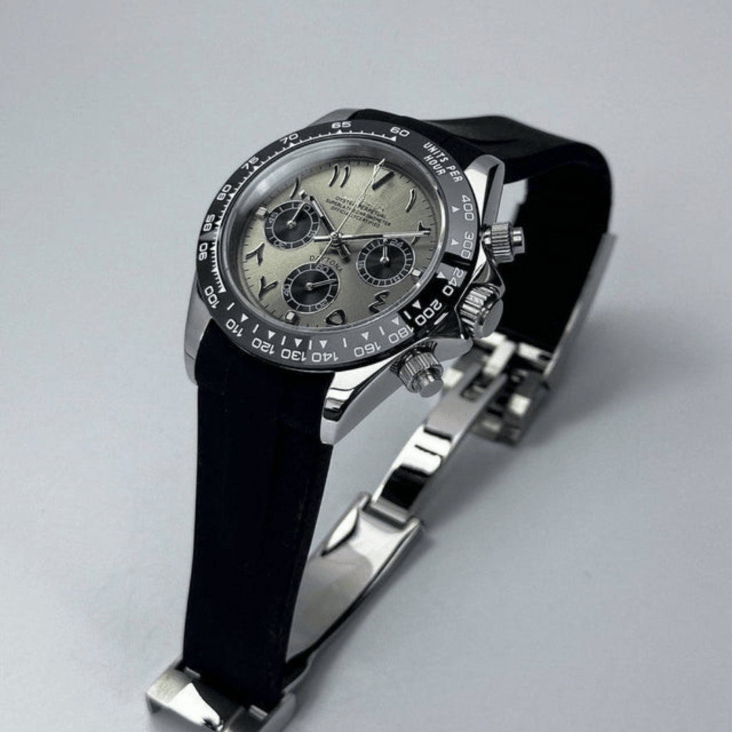 CUSTOM SEITONA CHRONOGRAPH EDITION RHODIUM ARABIC MOD - Monomods