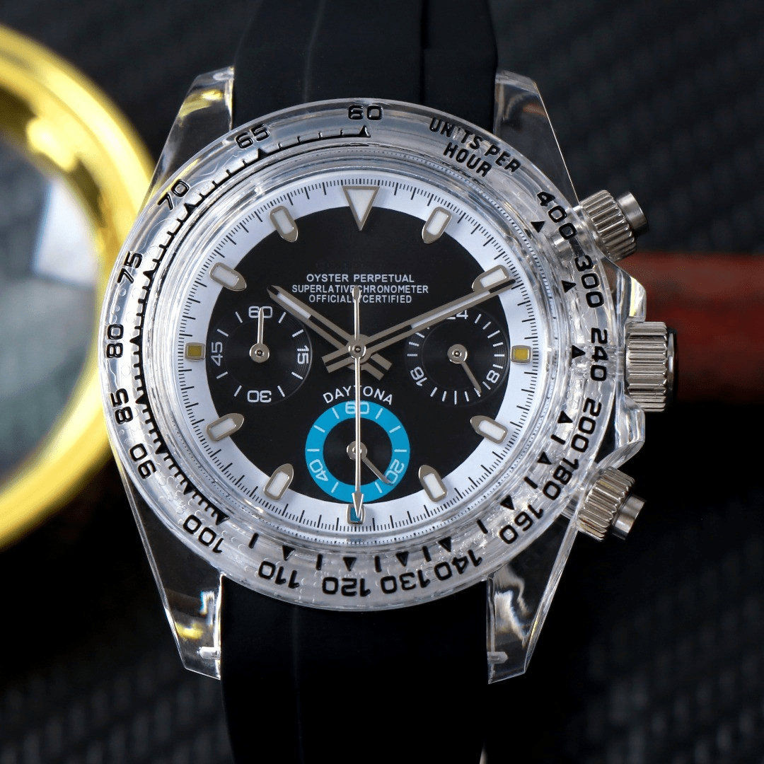 CUSTOM SEITONA CHRONOGRAPH MOD AQUA GHOST EDITION - Monomods