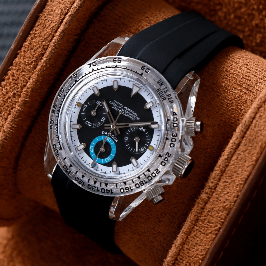 CUSTOM SEITONA CHRONOGRAPH MOD AQUA GHOST EDITION - Monomods