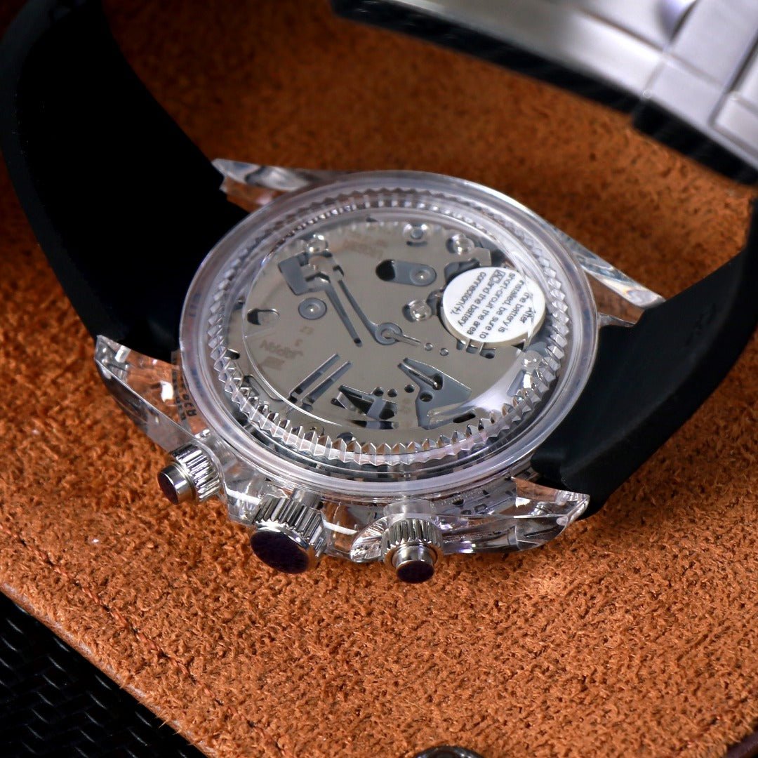 CUSTOM SEITONA CHRONOGRAPH MOD AQUA GHOST EDITION - Monomods