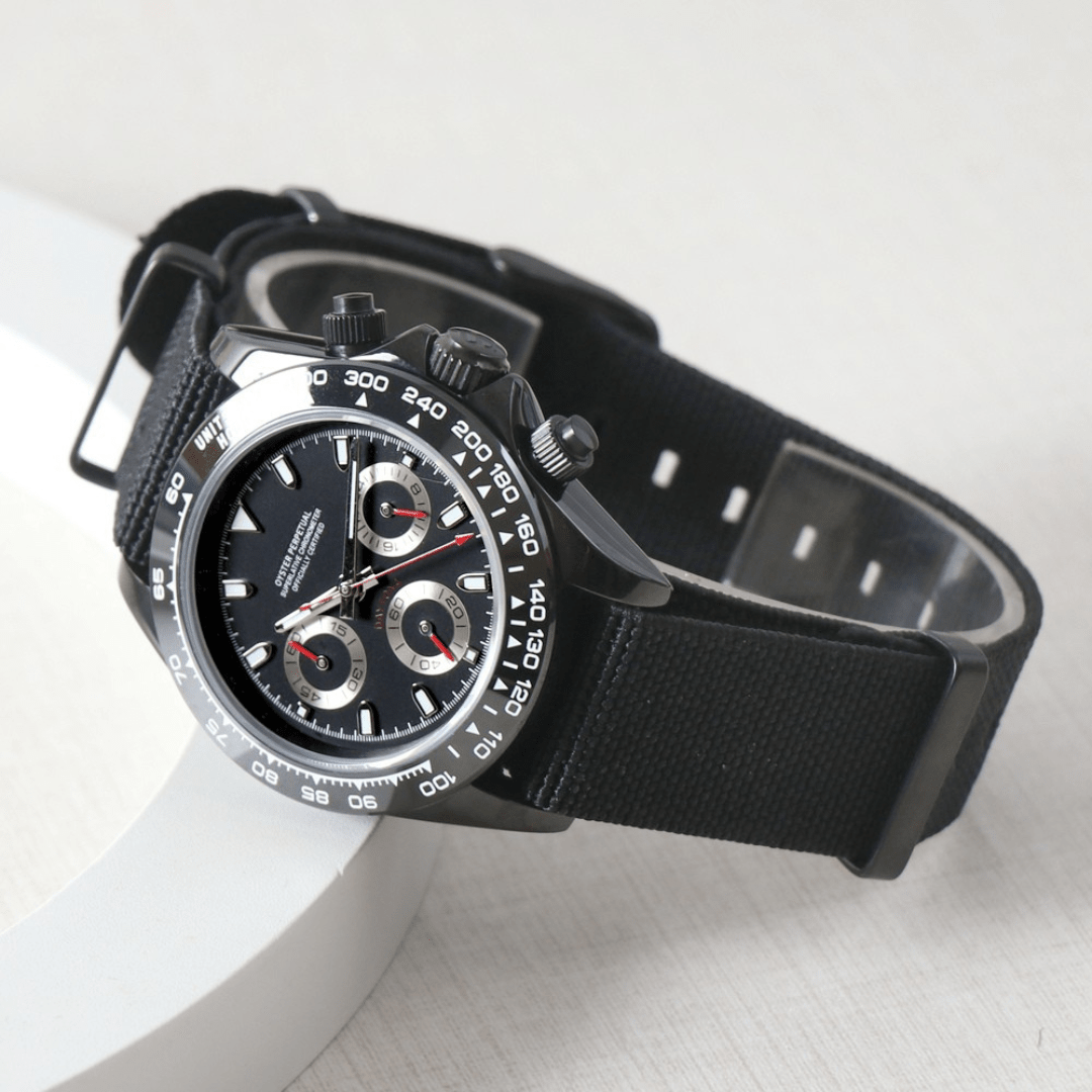 CUSTOM SEITONA CHRONOGRAPH MOD BLACK OPS EDITION - Monomods