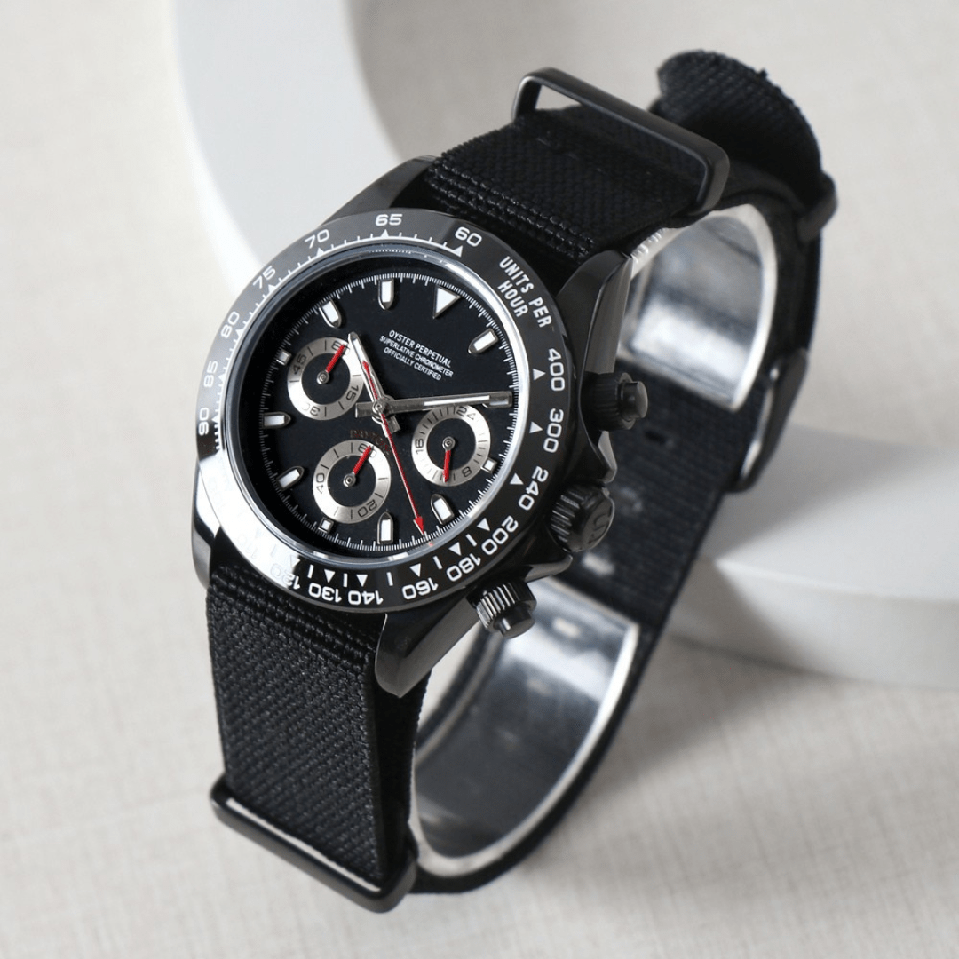 CUSTOM SEITONA CHRONOGRAPH MOD BLACK OPS EDITION - Monomods