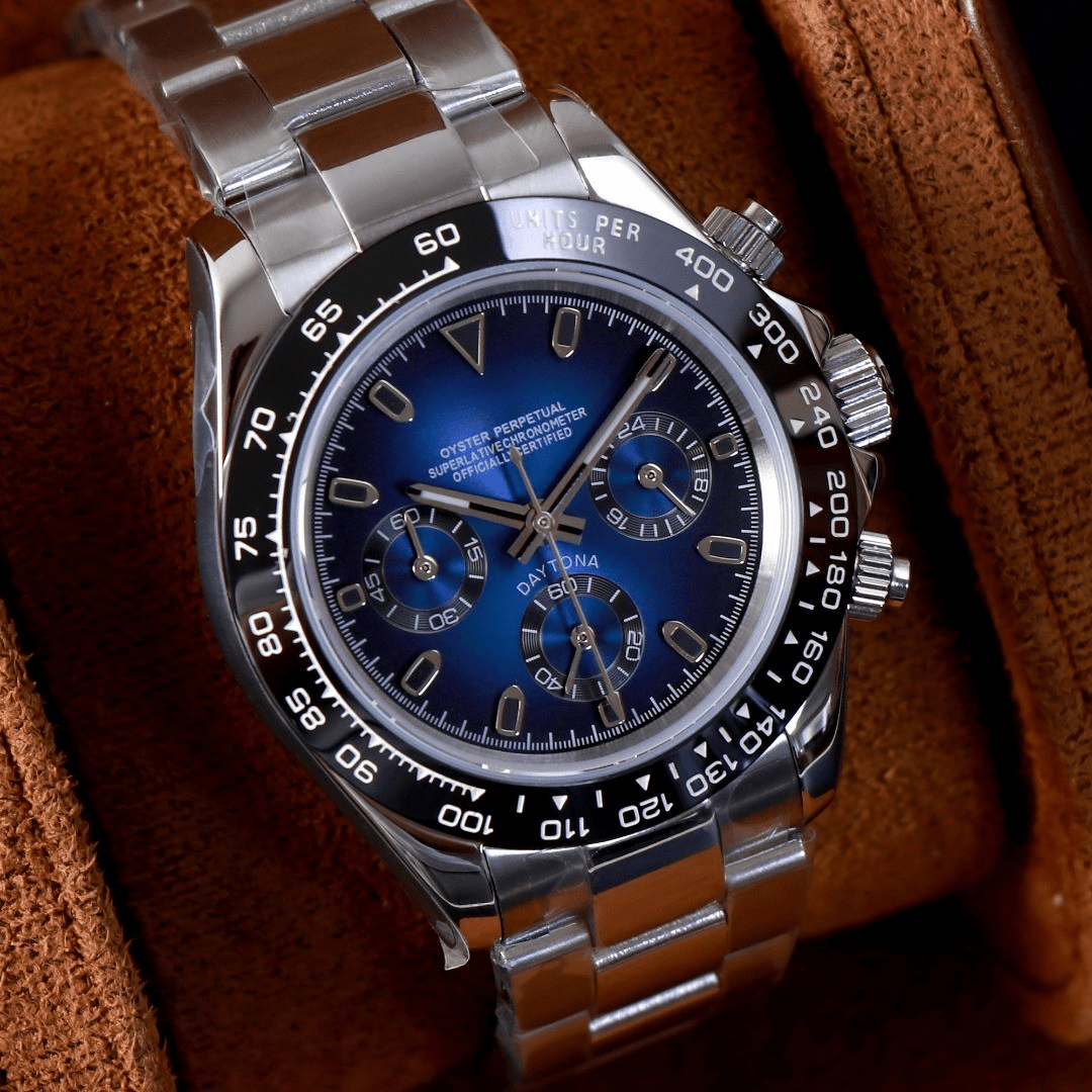 CUSTOM SEITONA CHRONOGRAPH MOD BLUE ABYSS EDITION - Monomods