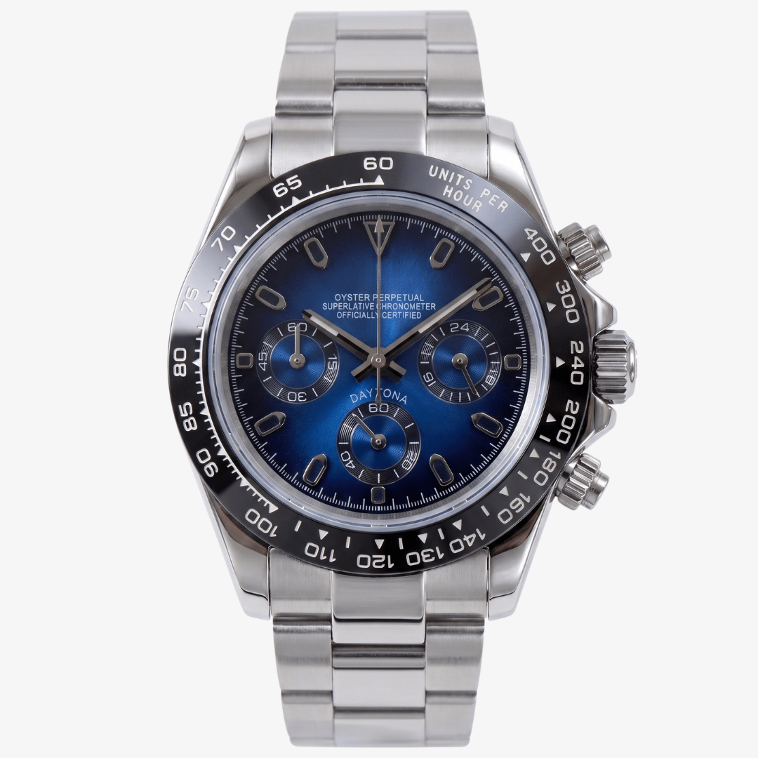 CUSTOM SEITONA CHRONOGRAPH MOD BLUE ABYSS EDITION - Monomods