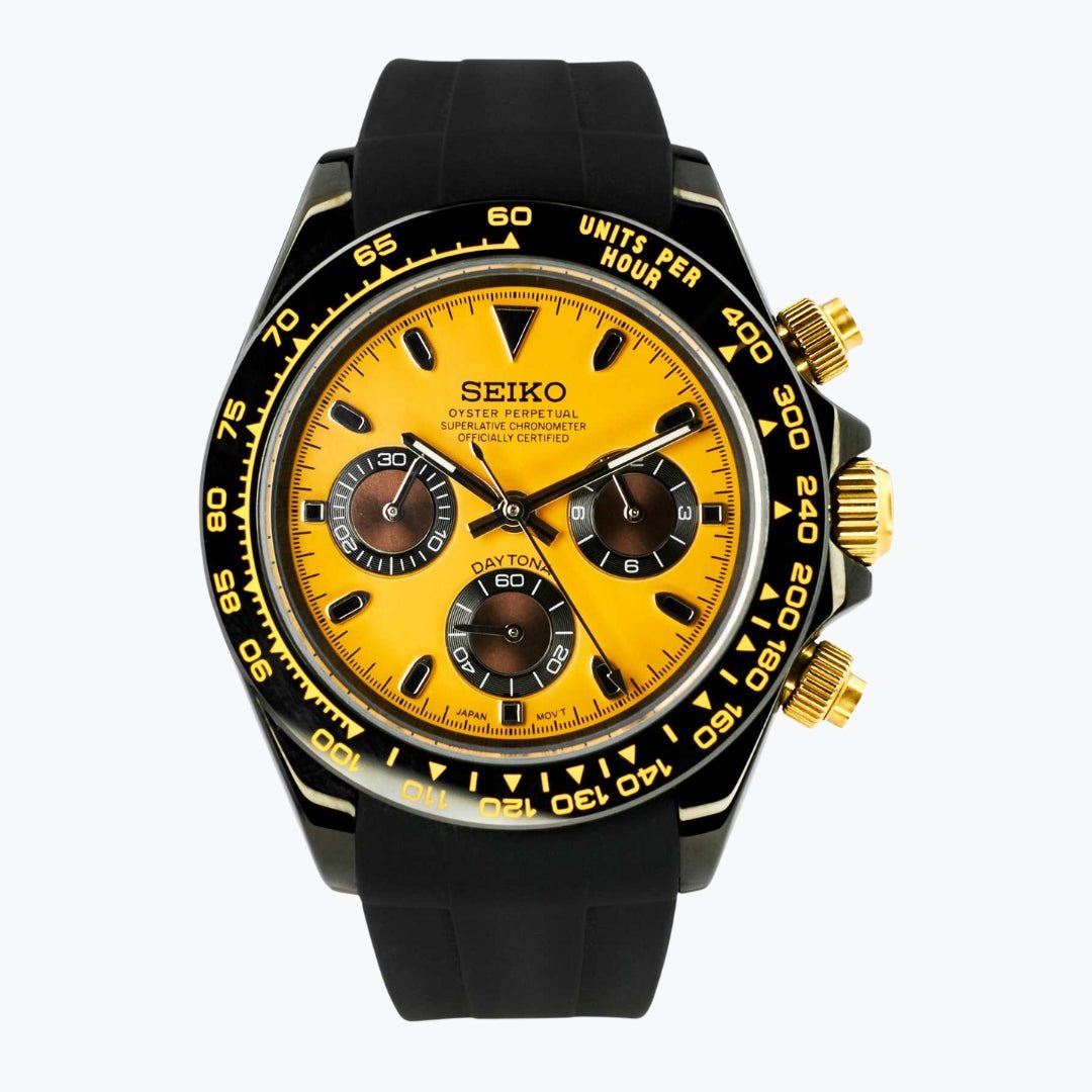 CUSTOM SEITONA CHRONOGRAPH MOD BUMBLE BEE LEGACY EDITION - Monomods