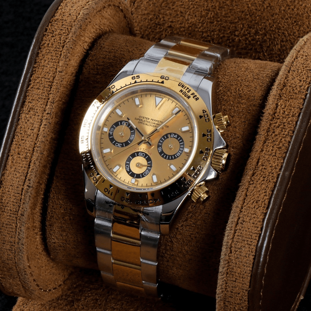 CUSTOM SEITONA CHRONOGRAPH MOD IMPERIAL GOLD EDITION - Monomods