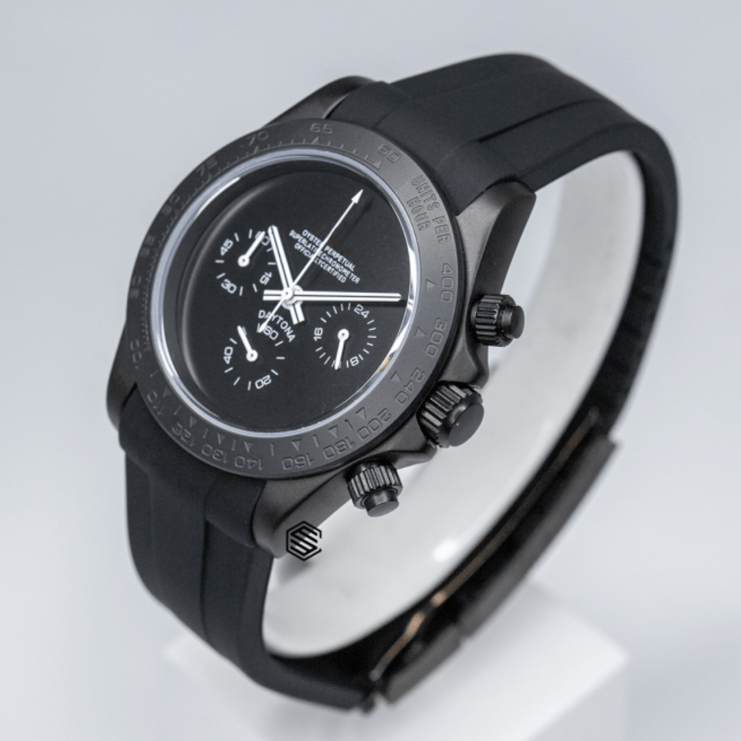 CUSTOM SEITONA CHRONOGRAPH MOD SHADOW JAGUAR EDITION - Monomods