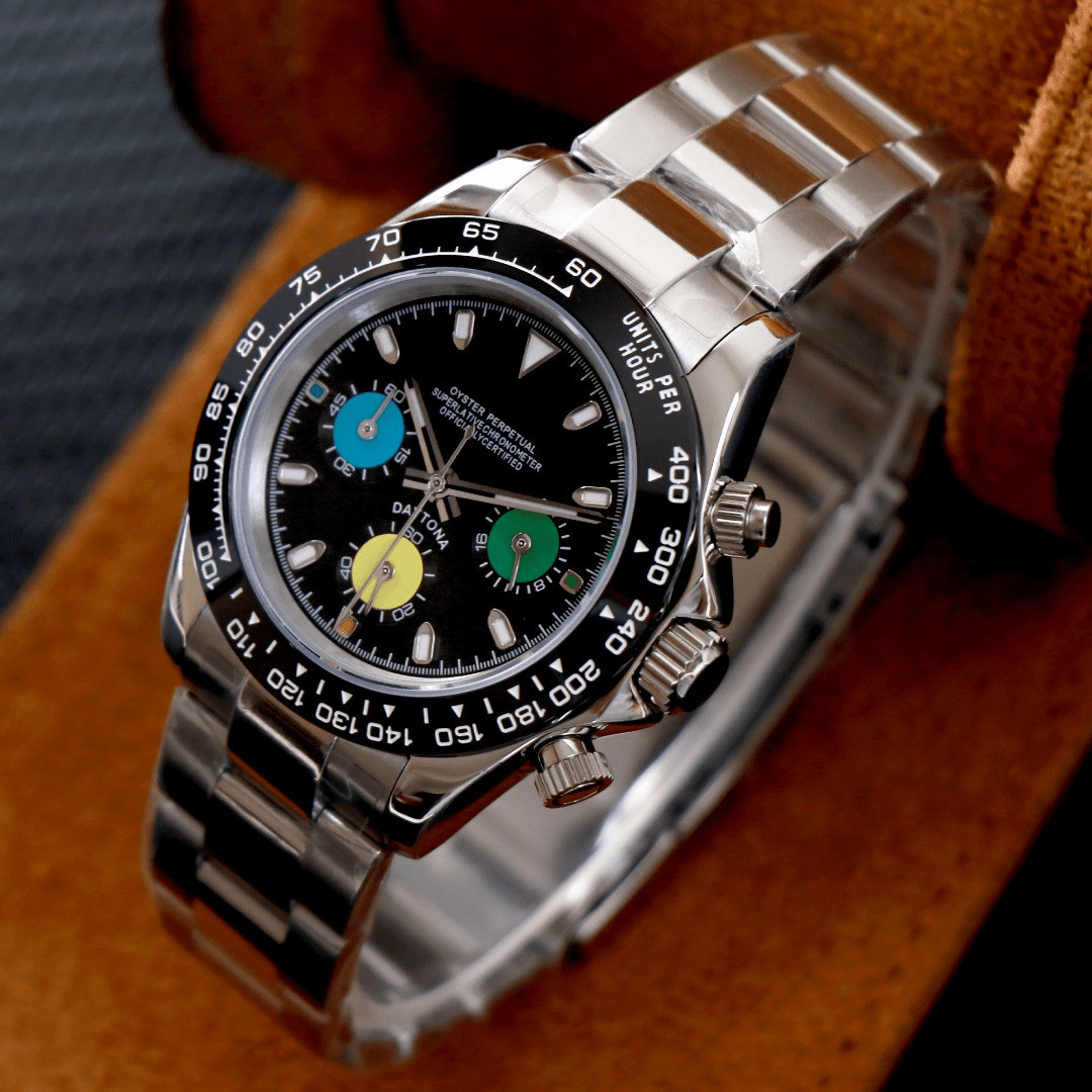 CUSTOM SEITONA CHRONOGRAPH MOD TRICOLOUR PANDA EDITION - Monomods